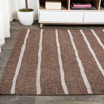 Colonia Berber Stripe Indoor/outdoor Area Rug